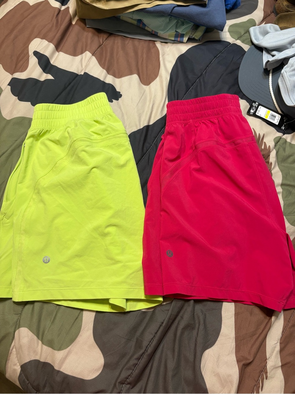 lululemon athletica shorts - Neon Yellow & Hot Pink
